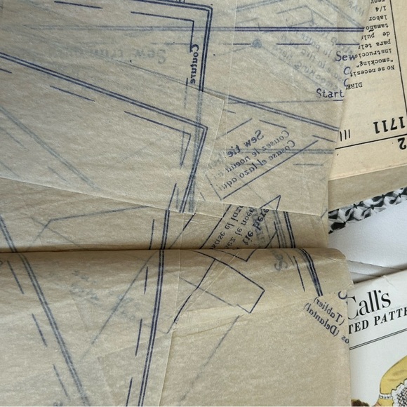 4/$50 McCall's 1711 Printed Apron sew Pattern 1952 🪡 - Picture 7 of 7